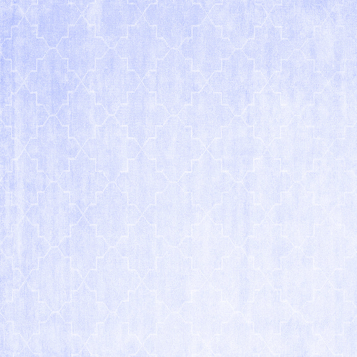 Square Machine Washable Abstract Blue Contemporary Rug, wshcon2097blu