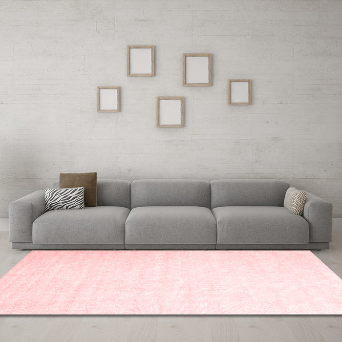 Contemporary Red Washable Rugs