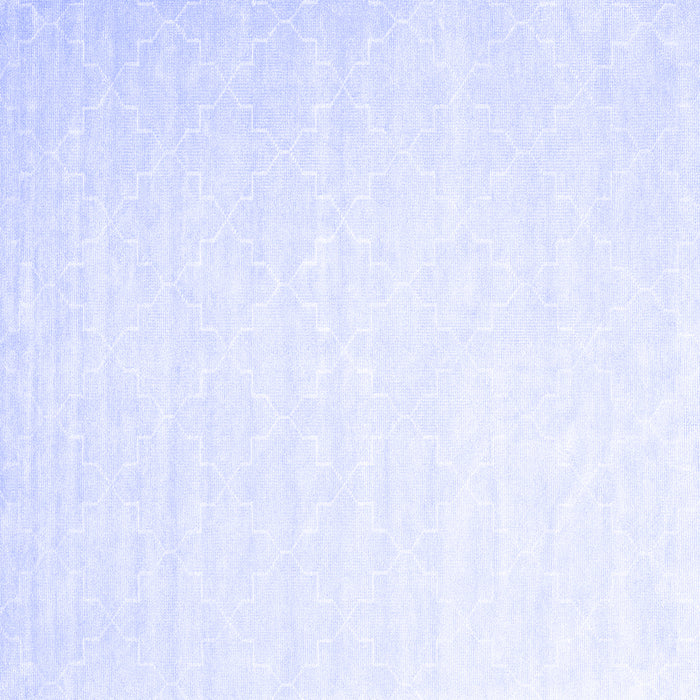 Square Machine Washable Abstract Blue Contemporary Rug, wshcon2098blu