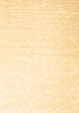 Abstract Brown Contemporary Rug, con2098brn