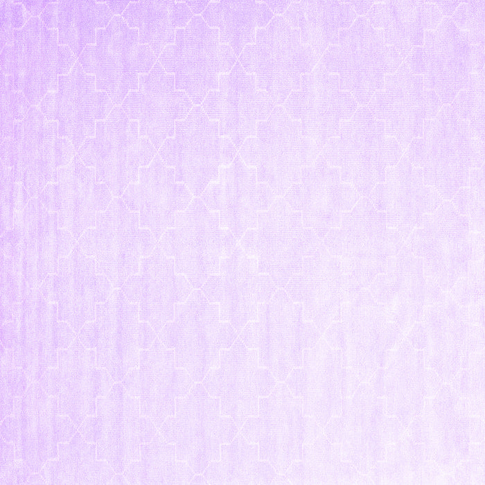 Square Machine Washable Abstract Purple Contemporary Area Rugs, wshcon2098pur