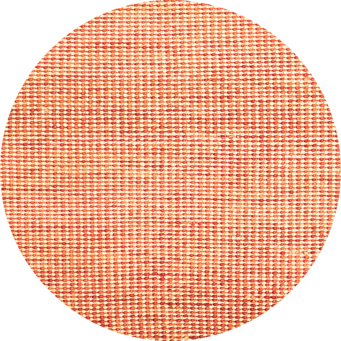 Square Abstract Orange Contemporary Rug, con2099org