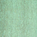 Square Abstract Turquoise Contemporary Rug, con2099turq