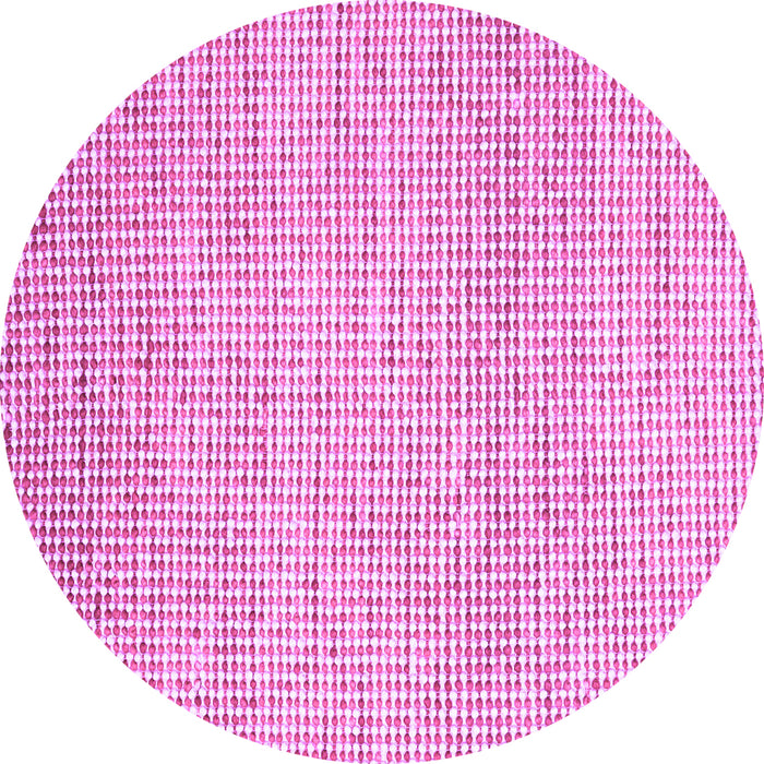 Round Machine Washable Abstract Purple Contemporary Area Rugs, wshcon2099pur