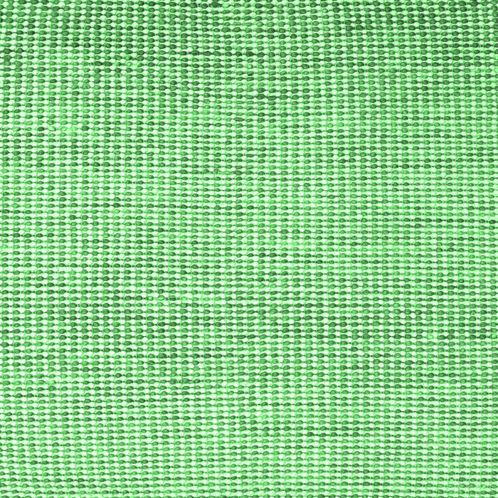 Square Abstract Emerald Green Contemporary Rug, con2099emgrn