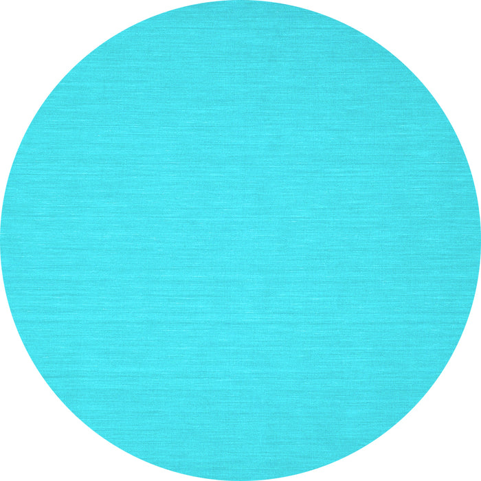 Round Machine Washable Abstract Light Blue Contemporary Rug, wshcon209lblu