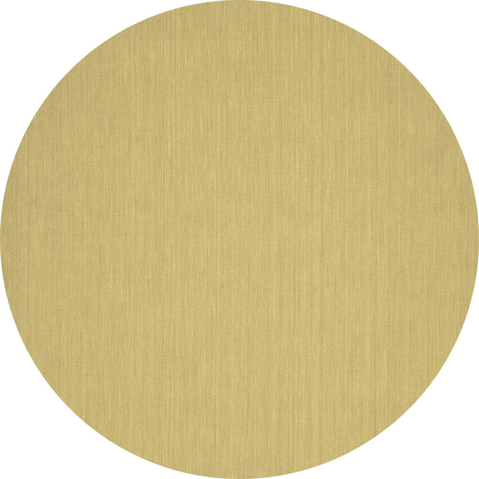 Round Abstract Brown Contemporary Rug, con209brn