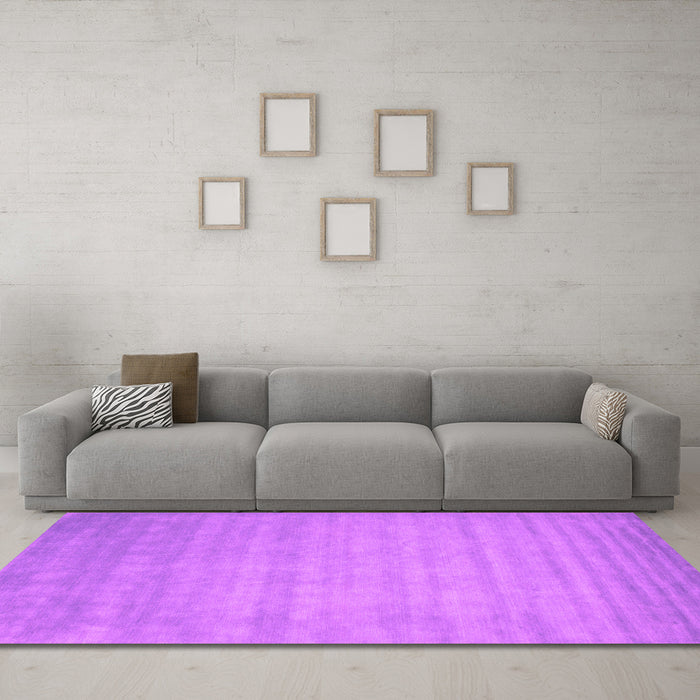 Machine Washable Abstract Pink Contemporary Rug in a Living Room, wshcon20pnk