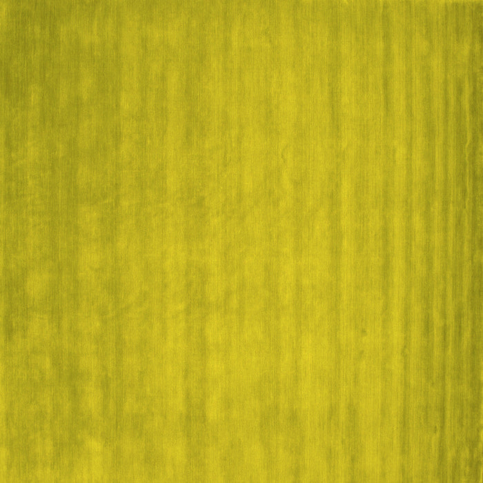 Square Machine Washable Abstract Yellow Contemporary Rug, wshcon20yw
