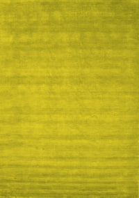 Abstract Yellow Contemporary Rug, con20yw