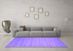 Machine Washable Abstract Purple Contemporary Area Rugs in a Living Room, wshcon20pur