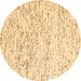 Round Solid Brown Modern Rug, con2100brn