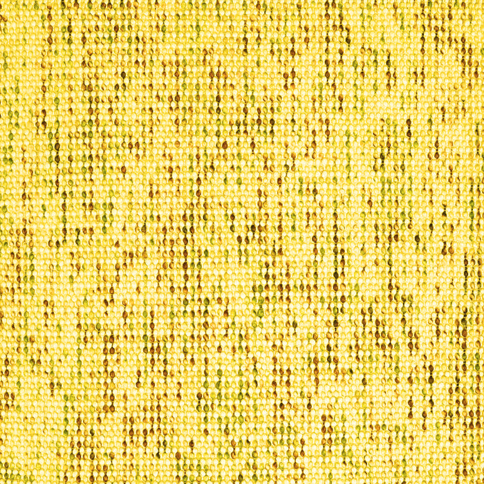 Square Solid Yellow Modern Rug, con2101yw