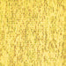 Square Solid Yellow Modern Rug, con2101yw