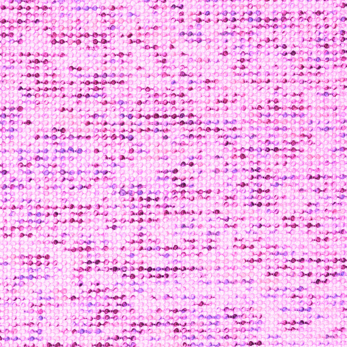 Round Machine Washable Solid Pink Modern Rug, wshcon2101pnk