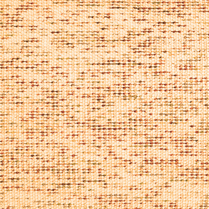 Round Machine Washable Solid Orange Modern Area Rugs, wshcon2101org