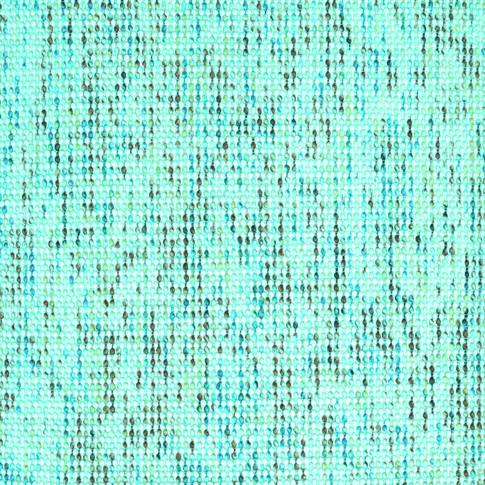 Square Machine Washable Solid Turquoise Modern Area Rugs, wshcon2101turq