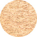 Square Solid Orange Modern Rug, con2101org