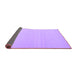 Sideview of Abstract Purple Contemporary Rug, con2102pur