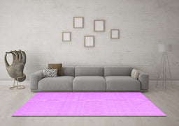 Machine Washable Abstract Pink Contemporary Rug in a Living Room, wshcon2102pnk
