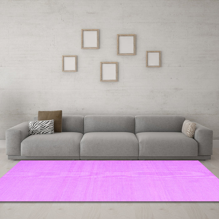 Machine Washable Abstract Pink Contemporary Rug in a Living Room, wshcon2102pnk