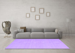 Machine Washable Abstract Purple Contemporary Area Rugs in a Living Room, wshcon2102pur