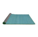 Thickness of Contemporary Light Sea Green Modern Rug, con2103