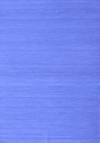 Abstract Blue Contemporary Rug, con2103blu