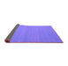 Sideview of Abstract Purple Contemporary Rug, con2103pur