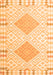 Serging Thickness of Machine Washable Southwestern Orange Country Area Rugs, wshcon2104org