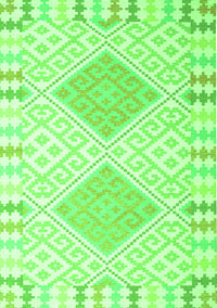 Southwestern Green Country Rug, con2104grn