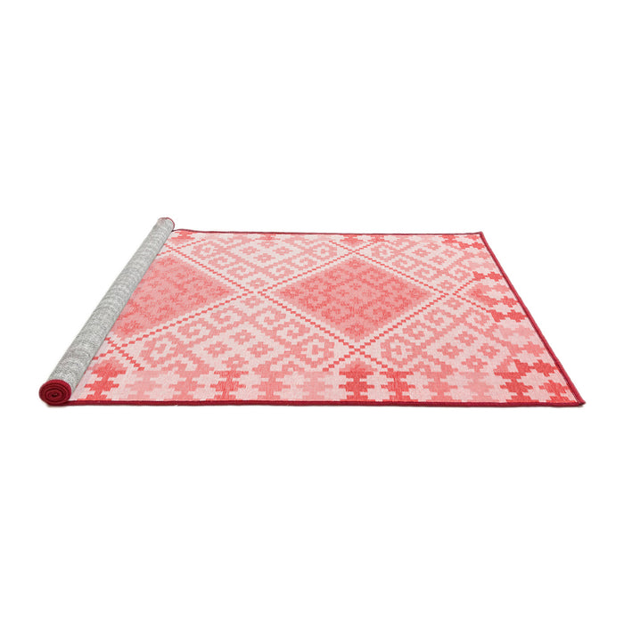 Country Red Washable Rugs