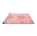 Country Red Washable Rugs