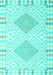 Southwestern Turquoise Country Rug, con2104turq