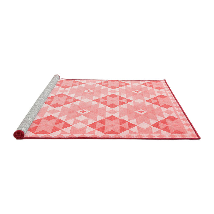 Country Red Washable Rugs