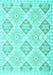 Southwestern Turquoise Country Rug, con2105turq