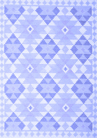 Southwestern Blue Country Rug, con2105blu