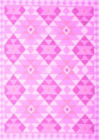 Southwestern Pink Country Rug, con2105pnk