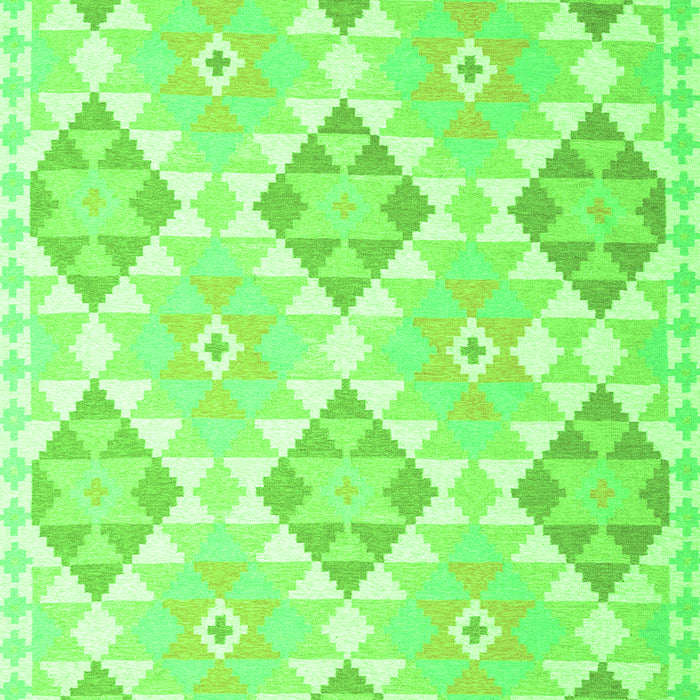 Southwestern Green Country Rug, con2105grn