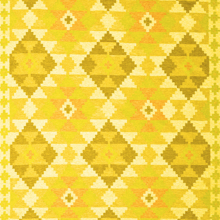 Southwestern Yellow Country Rug, con2105yw