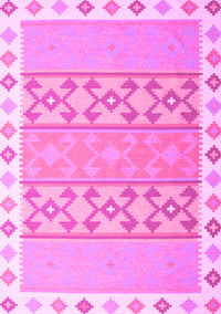 Abstract Pink Contemporary Rug, con2106pnk