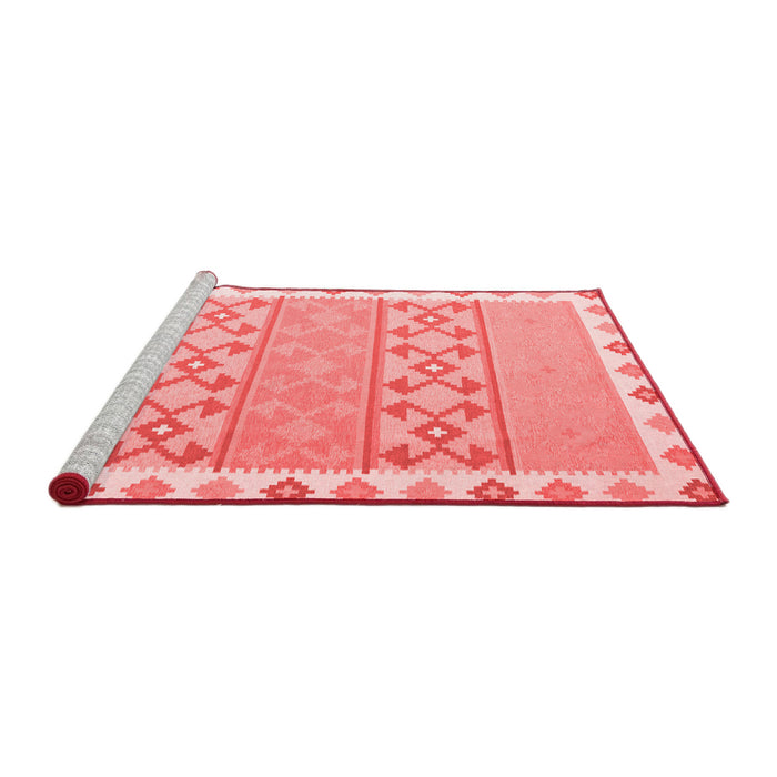Contemporary Red Washable Rugs