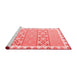 Contemporary Red Washable Rugs
