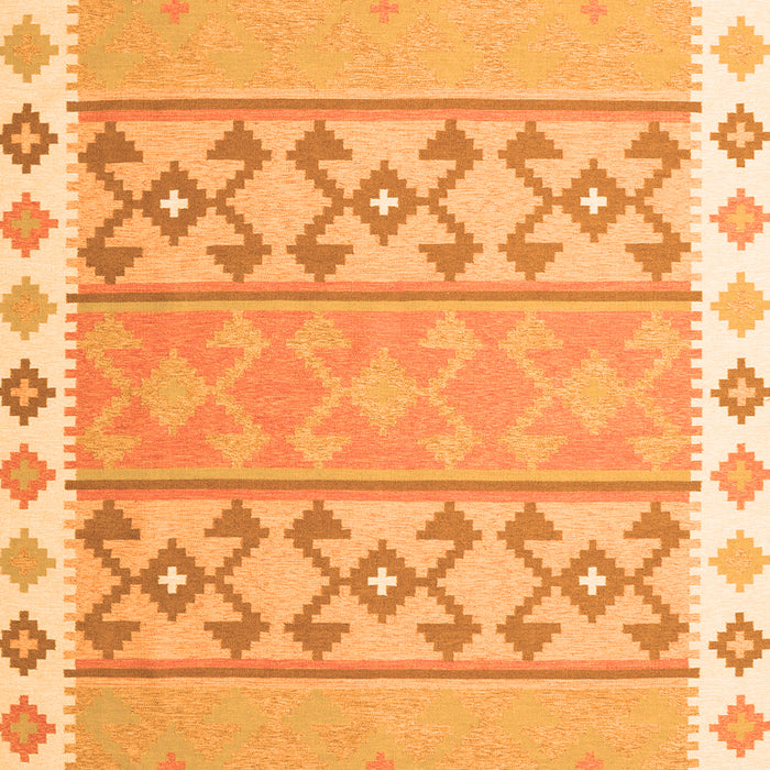 Serging Thickness of Machine Washable Abstract Orange Contemporary Area Rugs, wshcon2106org