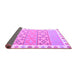 Sideview of Abstract Purple Contemporary Rug, con2106pur