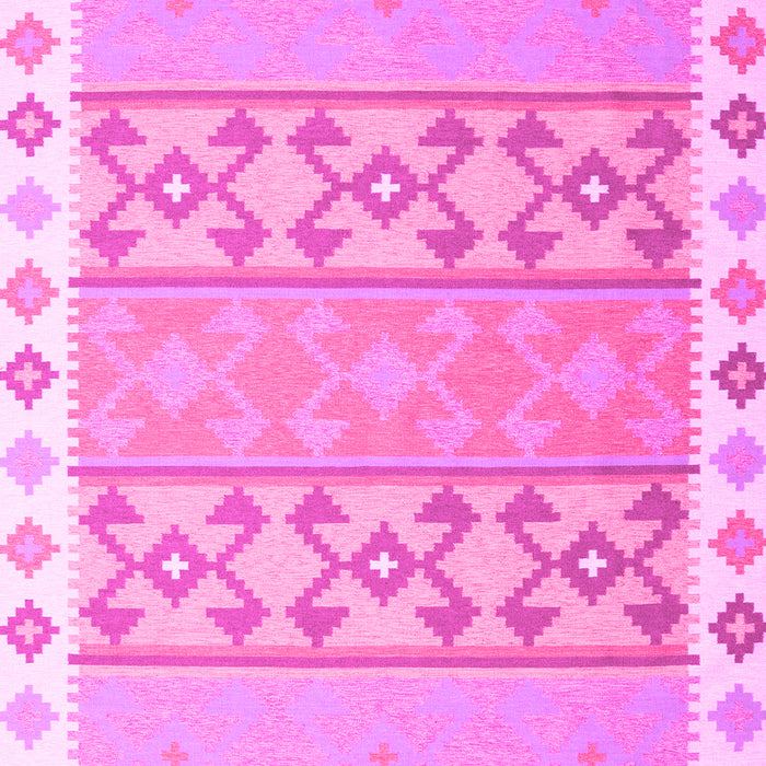 Machine Washable Abstract Pink Contemporary Rug, wshcon2106pnk