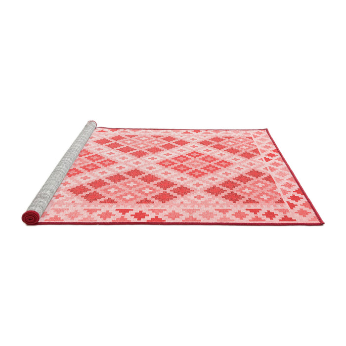 Country Red Washable Rugs