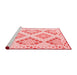 Country Red Washable Rugs