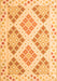 Southwestern Orange Country Rug, con2107org