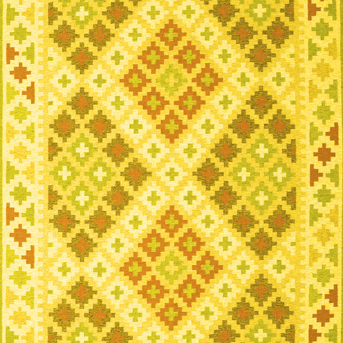 Southwestern Yellow Country Rug, con2107yw